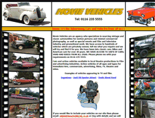 Tablet Screenshot of movievehicles.co.uk